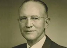 A portrait of A.M. Skeffington, the optometrist the Optometric Extension Program Foundation calls the father of behavioral optometry.